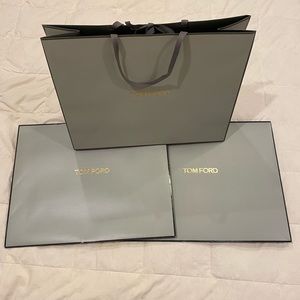 Tom Ford Medium Paper Shopping Bag x 3